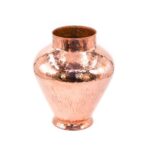 Handcrafted Decorative Persian Hammered Copper Vase Khomrei