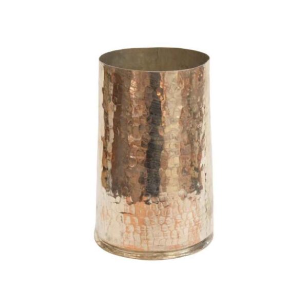 Handcrafted Decorative Persian Hammered Copper Vase Minimal