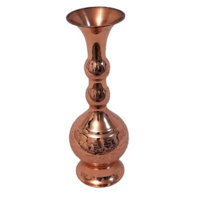 Handcrafted Decorative Persian Hammered Copper Vase Raaz