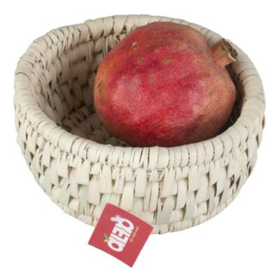 Persian Handwoven Palm Leaf Storage Basket Model Zina