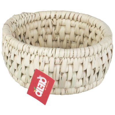 Persian Handwoven Palm Leaf Storage Basket Model Zina