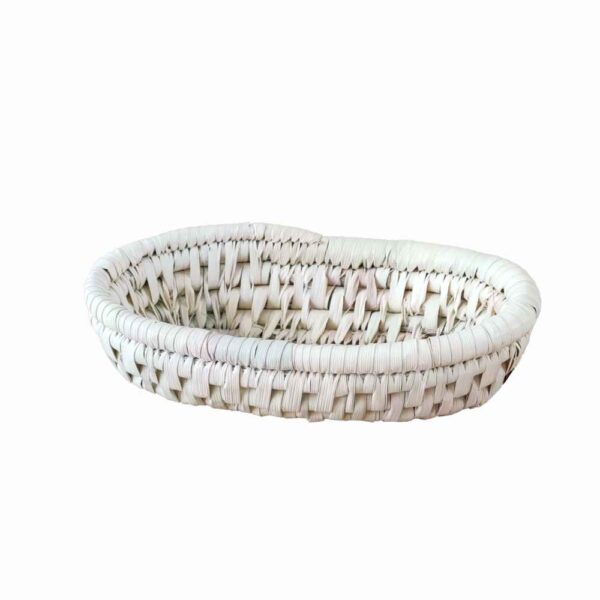 Persian Handwoven Palm Leaf Basket Model Najmeh