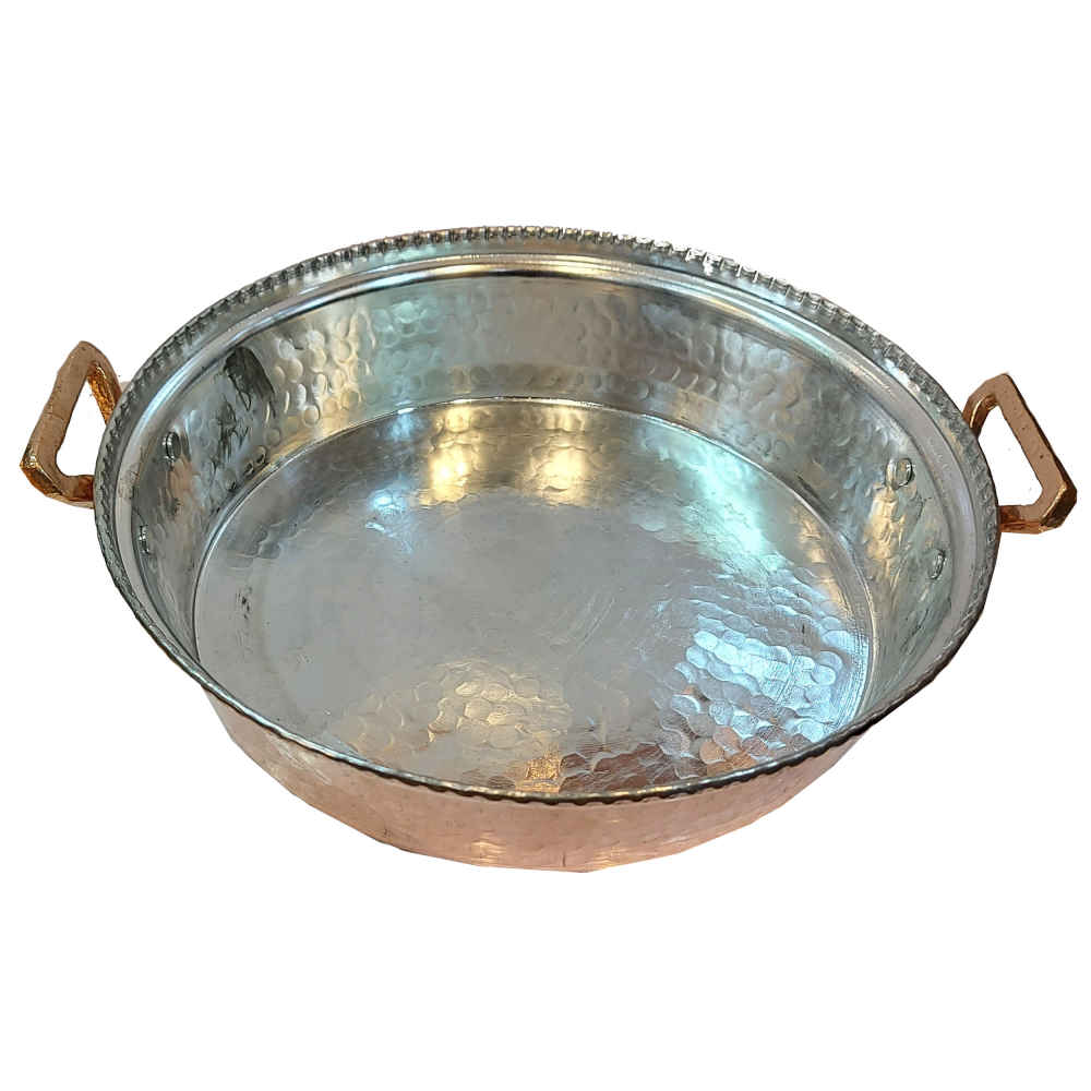 Persian Copper Sauté Pan – Handcrafted Asa Design