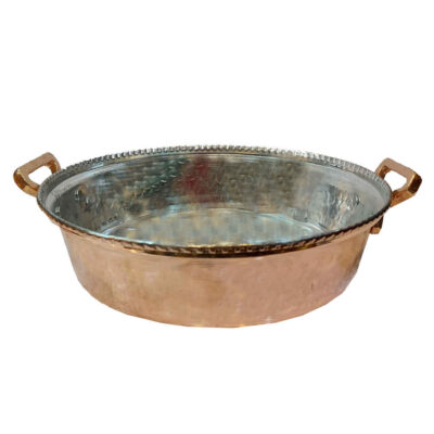 Persian Copper Sauté Pan – Handcrafted Asa Design