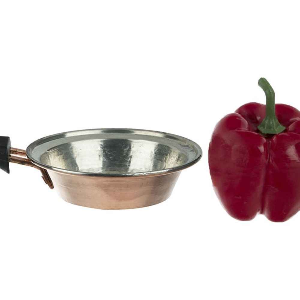 Handcrafted Persian Copper Frying Pan – Ghalamzani Design