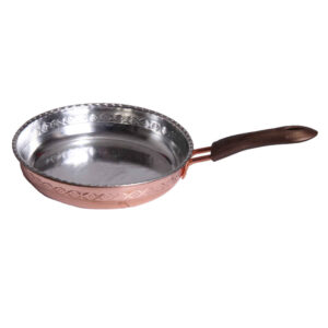 Handmade Persian Copper Frying Pan Model Jamal