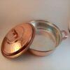 Persian Copper Sauté Pan - Handcrafted with Lid (Faraz Model)
