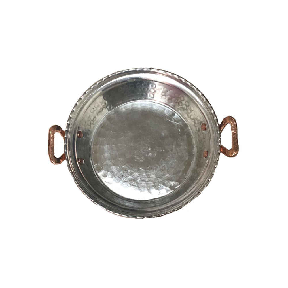 Persian Copper Sauté Pan – Handcrafted with Lid (Javid Model)