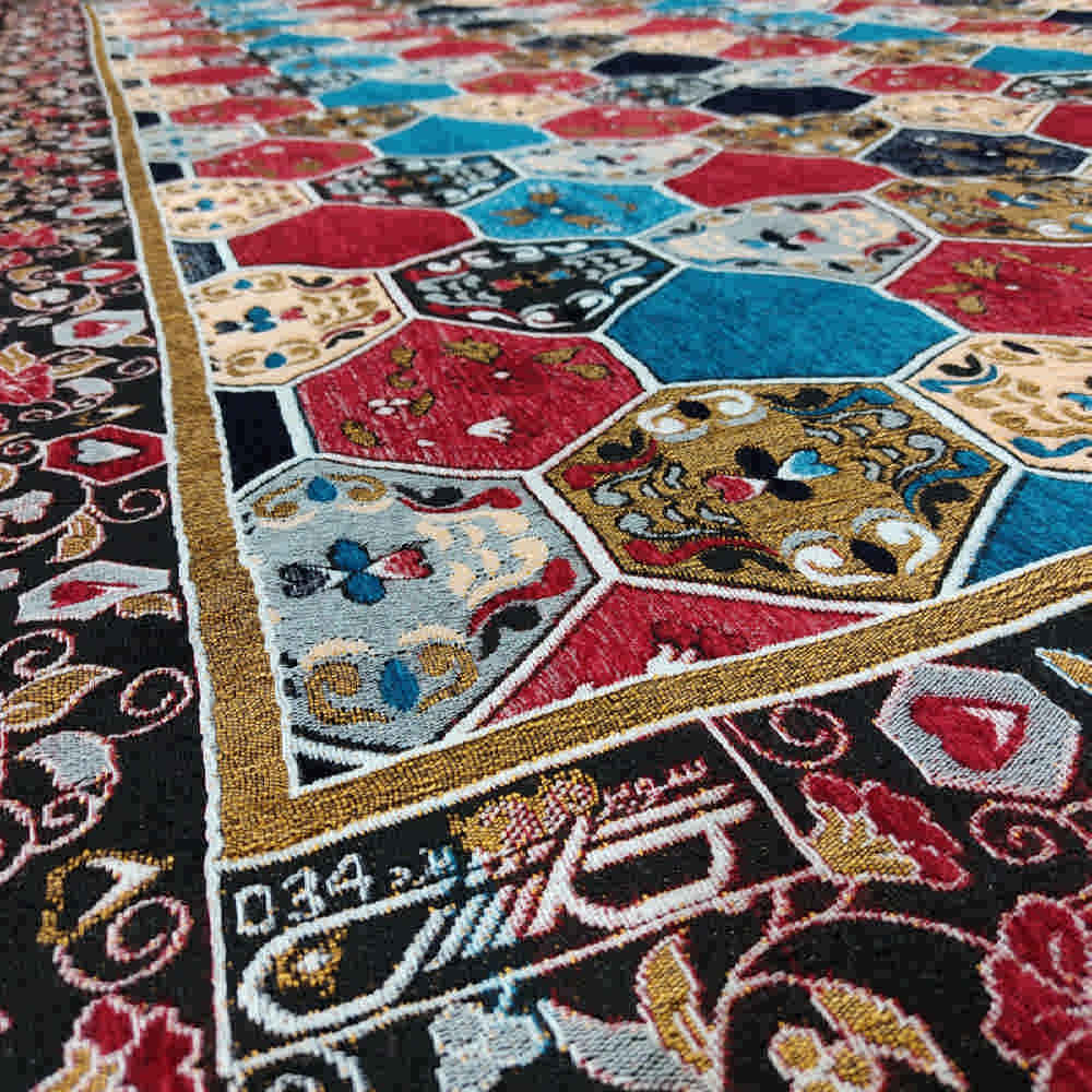 Large Boho Persian Style Indoor Floor Mat Kandovan