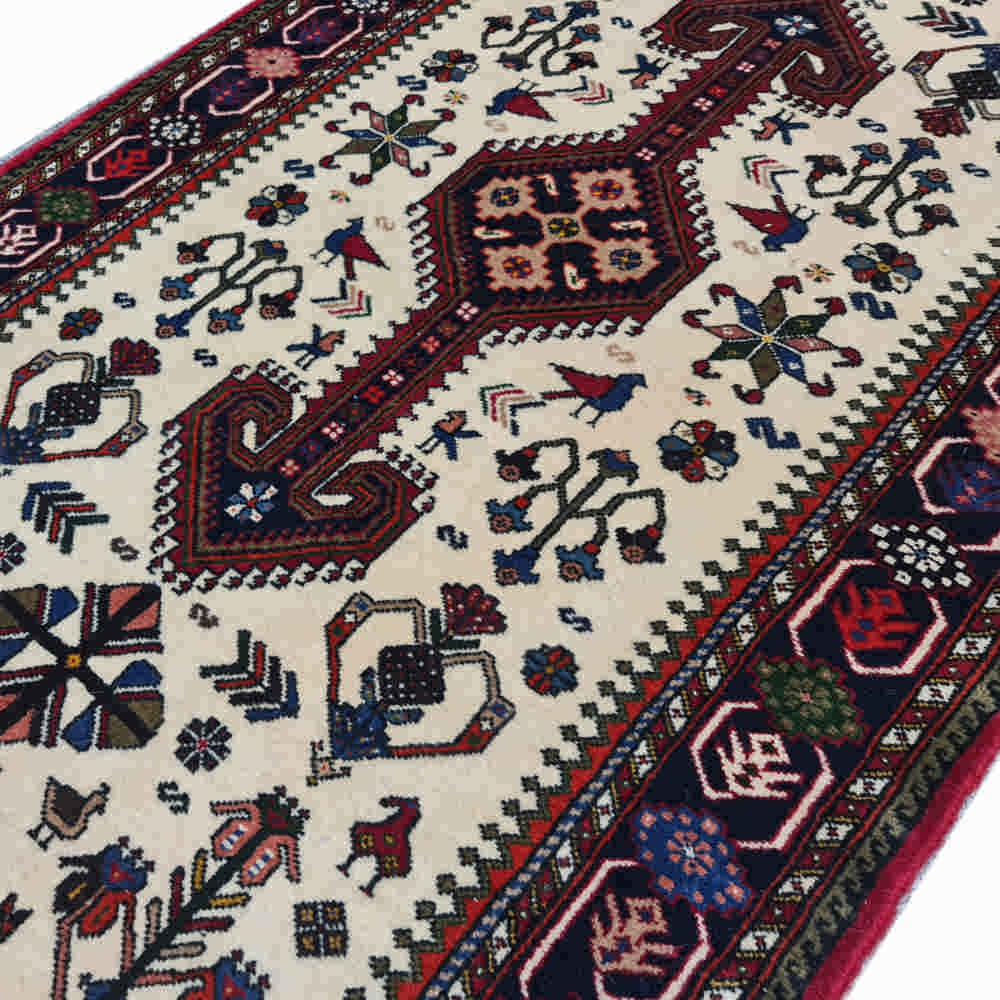 Hand-Knotted Tribal Persian Runner Carpet Model Ilia