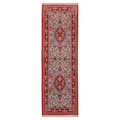 Qom Hand-Knotted Persian Runner Carpet Model Sahar