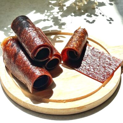 Traditional Sour Cherry Persian Fruit Leather Roll – Homemade, 800g
