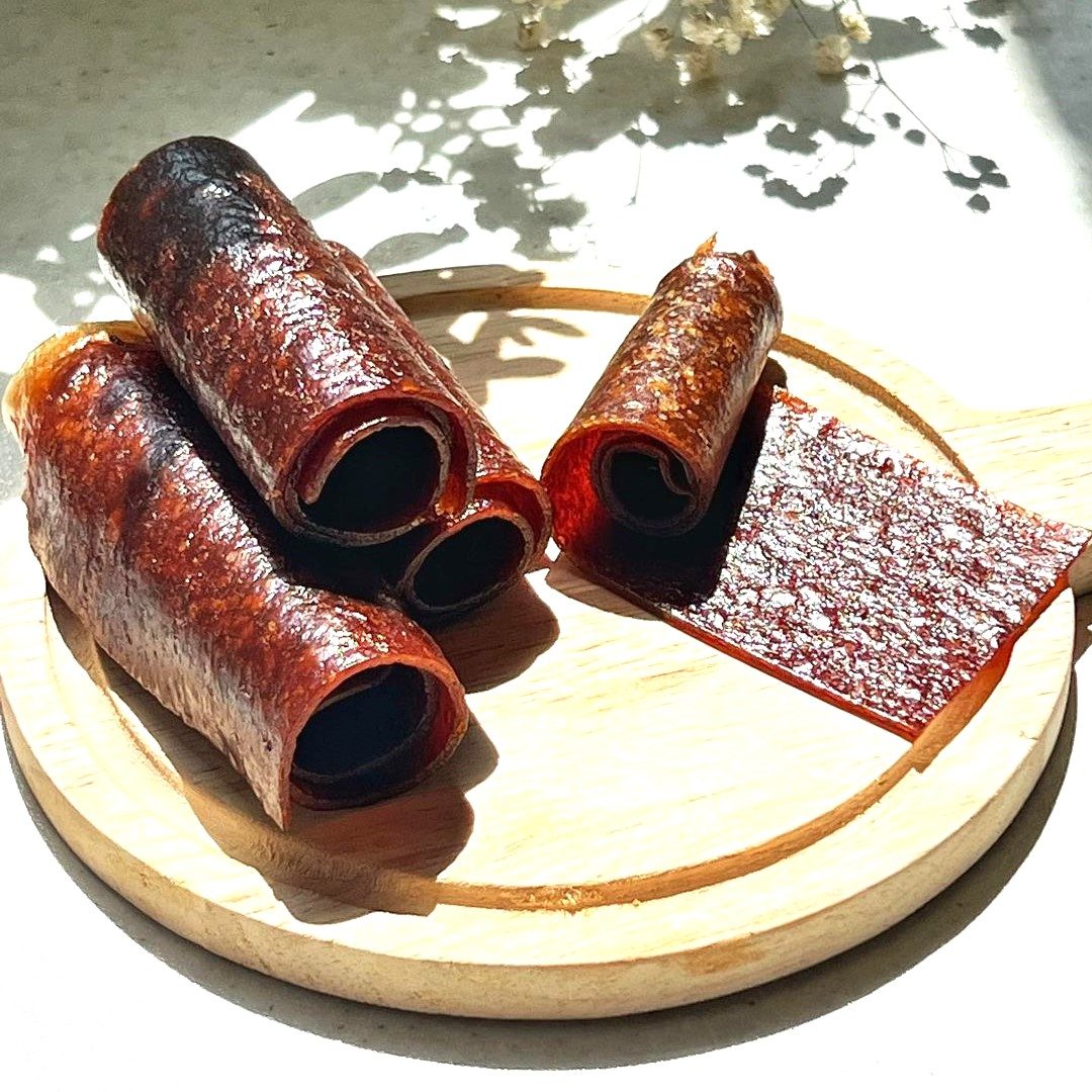 Traditional Sour Cherry Persian Fruit Leather Roll – Homemade, 800g