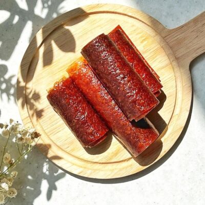 Traditional Sour Cherry Persian Fruit Leather Roll – Homemade, 800g
