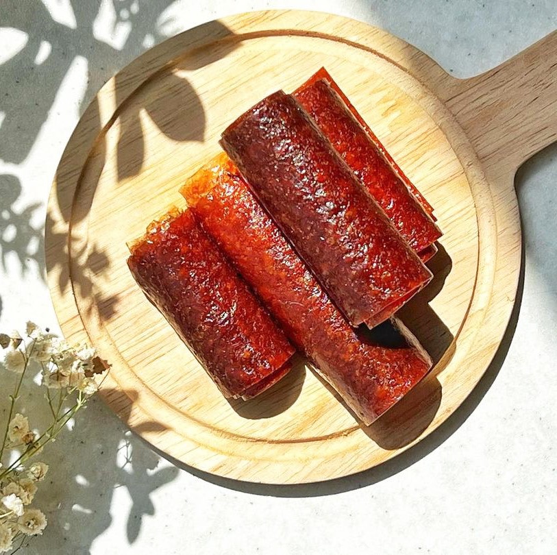 Traditional Sour Cherry Persian Fruit Leather Roll – Homemade, 800g