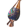 Decorative Copper Vase Hand-Painted with Persian Minakari Enamel Fariba