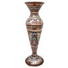 Decorative Copper Vase Hand-Painted with Persian Minakari Enamel Sarvin