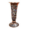 Decorative Copper Vase Hand-Painted with Persian Minakari Enamel Sheypoori
