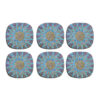 Drink Coaster Set With Persian Inspired Mandalas Design