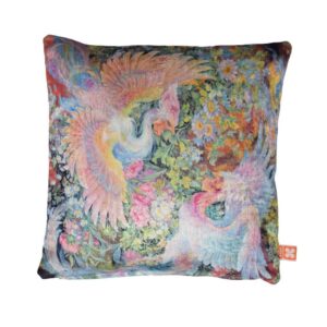 Iranian Velvet Cushion Cover Model Simorgh