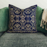 Ethnic Velvet Cushion Cover – Printed Termeh Design (Set of 2)