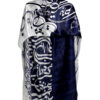 Persian Printed Silk Shawl Double Sided Artistic Calligraphy