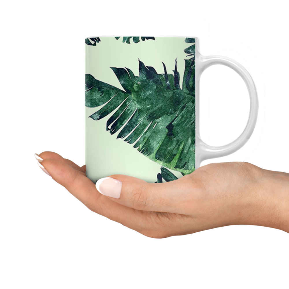Persian Ceramic Coffee Mug – Model Sabz