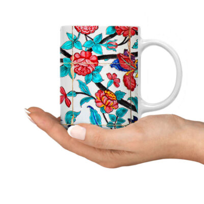 Persian Ceramic Coffee Mug Model Aramesh