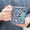 Persian Ceramic Coffee Mug Model Eslimi