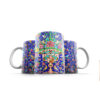 Persian Ceramic Coffee Mug Traditional Tile