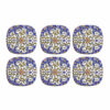 Drink Coaster Set With Persian Inspired Artistic Design Eslimi Tile