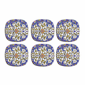 Persian Design Coaster Set Model Eslimi Tile