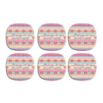 Drink Coaster Set Persian Inspired Calligraphy Design Boose