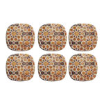Drink Coaster Set With Persian Inspired Artistic Design Traditional