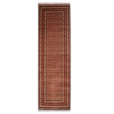Hand-Knotted Tribal Persian Runner Carpet Model Kamand