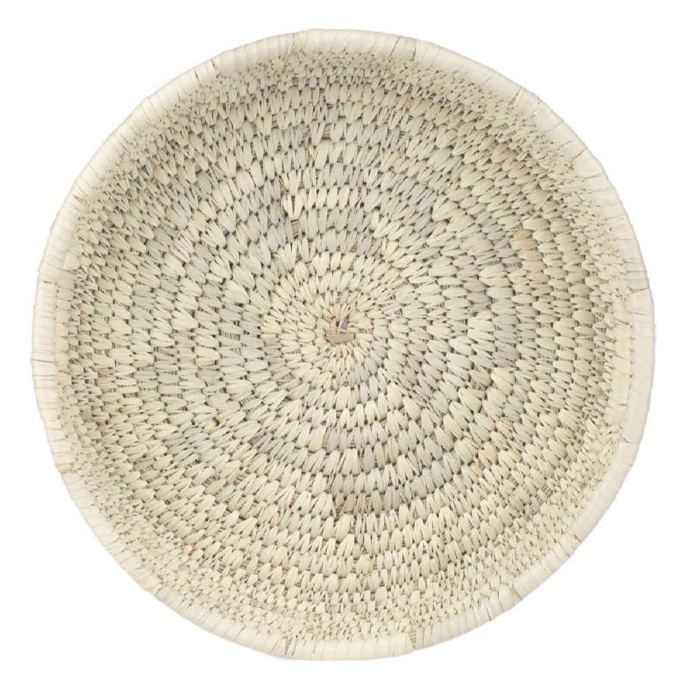 Persian Handwoven Palm Leaf Storage Basket Model Atena