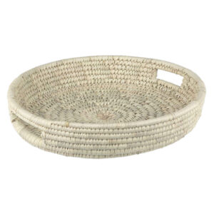 Persian Hand-Woven Palm Leaf Basket Model Atena