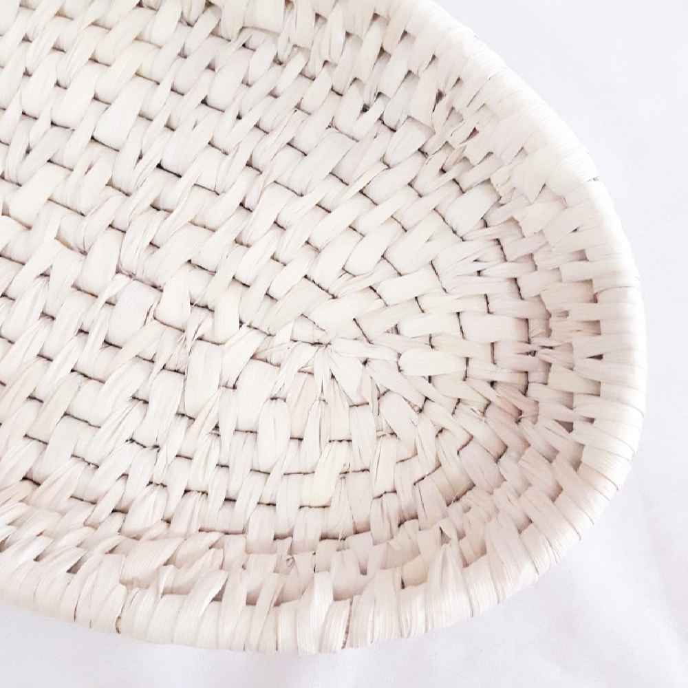 Persian Handwoven Palm Leaf Basket Model Leyli