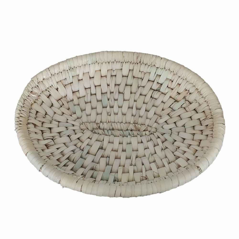 Persian Handwoven Palm Leaf Basket Model Roya