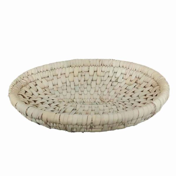 Persian Handwoven Palm Leaf Basket Model Roya