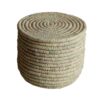 Persian Handwoven Palm Leaf Storage Basket with lid Model Soda