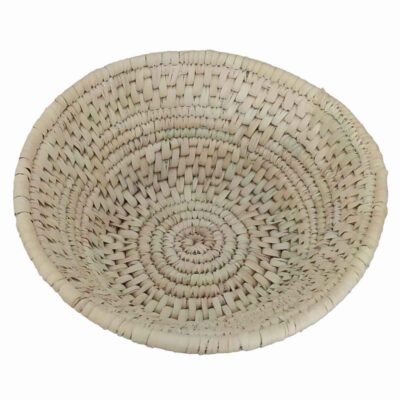 Persian Handwoven Palm Leaf Storage Basket Model Tanin