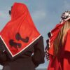 Silk Scarf for Women - Persian Artistic Print, Luxe and Vibrant Ashegh Design