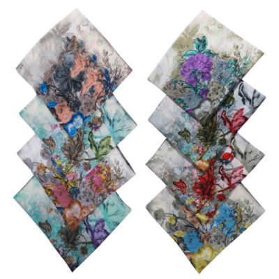 Summer Scarf for Women – Luxe Floral Print, Bahar Design
