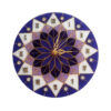 Stained Glass Wall Clock Geometric Pattern Arghavan