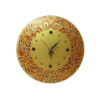 Stained Glass Wall Clock Floral Pattern Model Tala