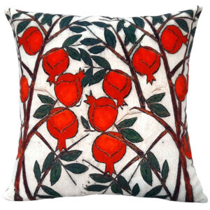 Ethnic Red Velvet Cushion Cover – Qashqai Design (Set of 2)