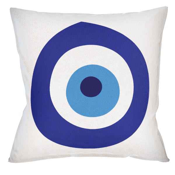 Persian Velvet Cushion Cover - Cheshm Nazar Design (Set of 2)