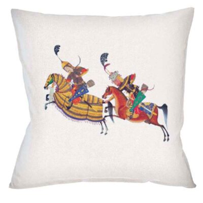 Persian Velvet Cushion Cover – Cheshm Nazar Design (Set of 2)