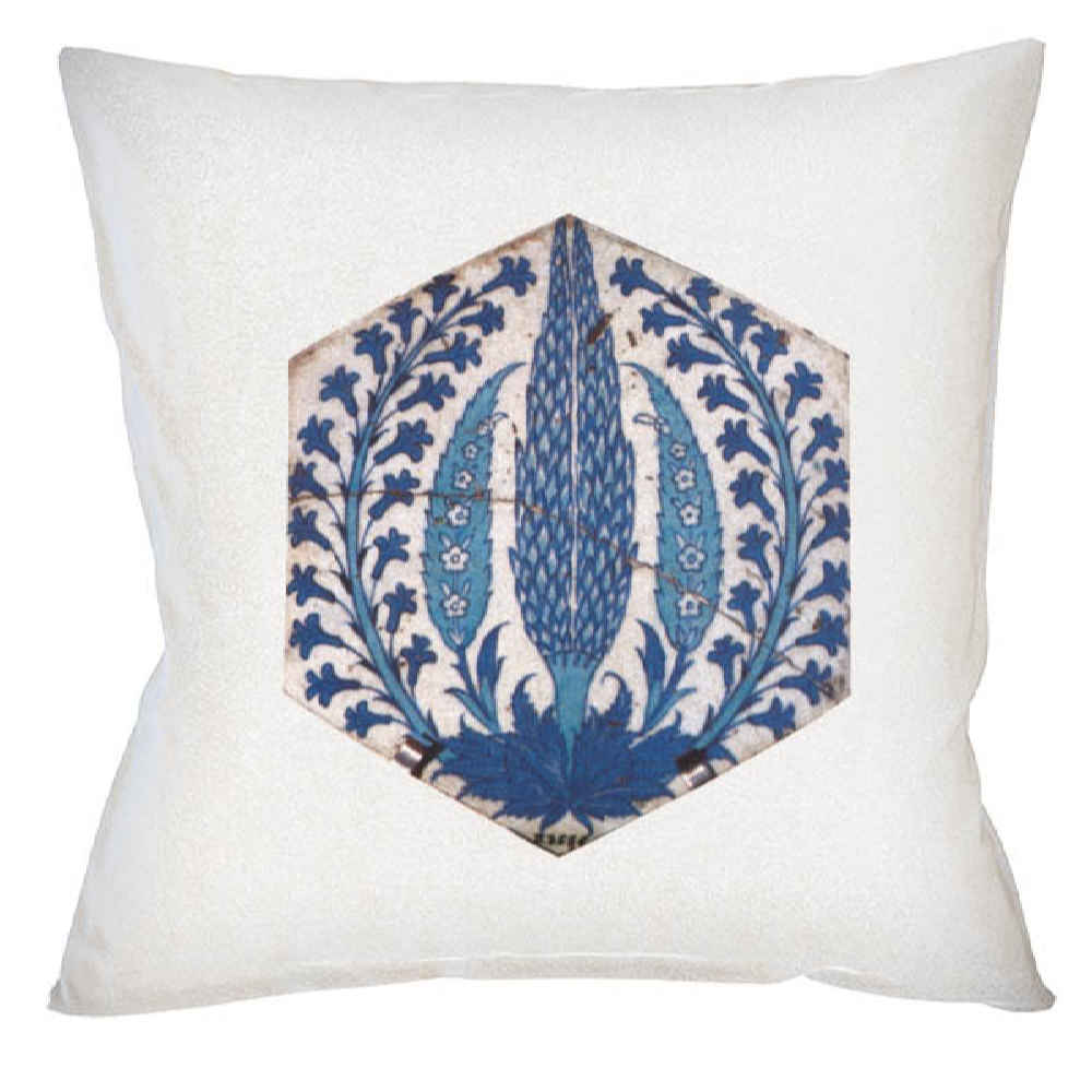 Persian Velvet Cushion Cover Set - Kashi Design (Set of 2)